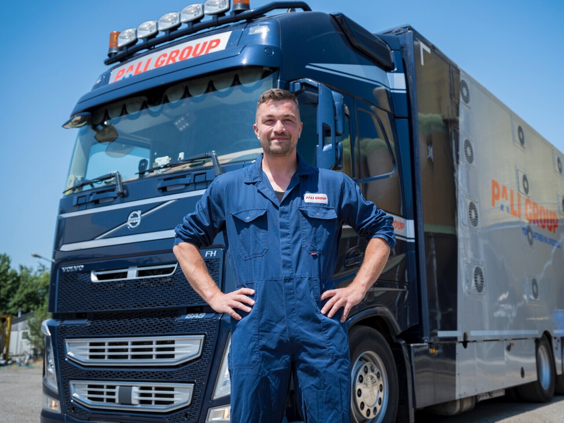 Chauffeur Varkenstransport